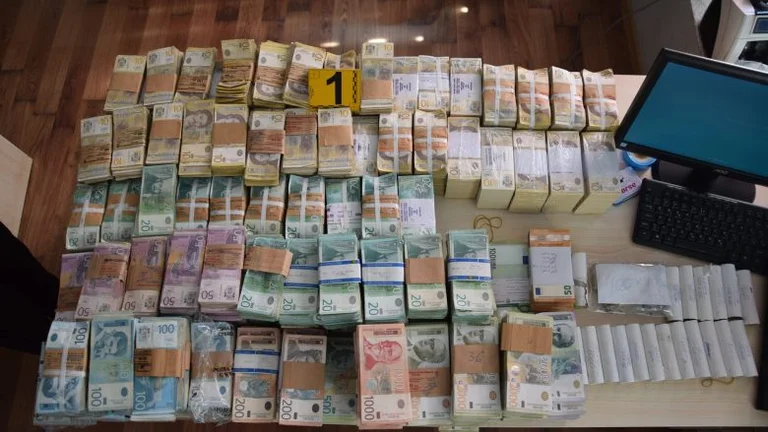 Police event in the north: 1.6m euros, over 74m dinars confiscated