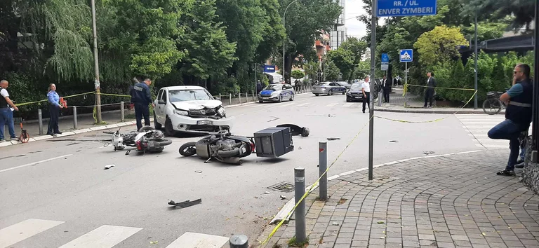 The serious accident at “Small Caphet”, arrested by the car driver who hit two motorcycles