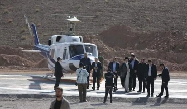 Reportedly, the crashed helicopter in which Iran's president was found
