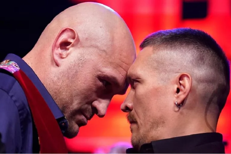 Heute können Sie sehen das Leew Spiel zwischen Tyson Fury und Oleksander Usyk