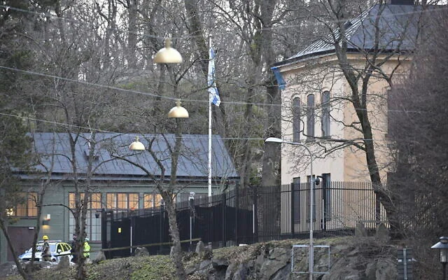 Shots reported near Israeli Embassy in Stockholm