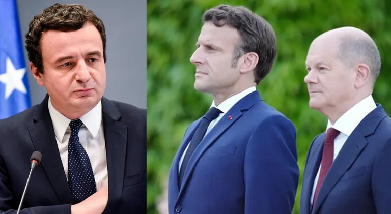 The letter of France, Germany, and Italy to Kurti: Step-by-step should be established.