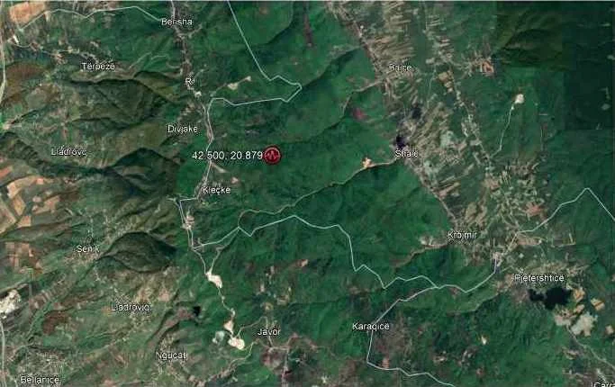 This area in Kosovo in the future can generate powerful earthquakes