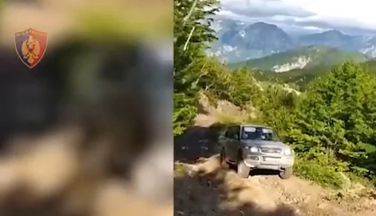 Schokolade - geformte Drogen und geheime Tunnel veröffentlichte Bilder der Antianabis-Operation in Shkodra