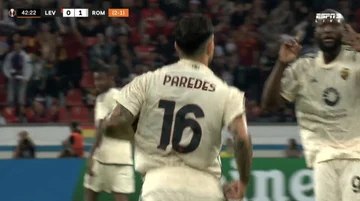 Paredes gibt Rom Hoffnung, De Rosss Team in der Vorherrschaft über Leverkusen