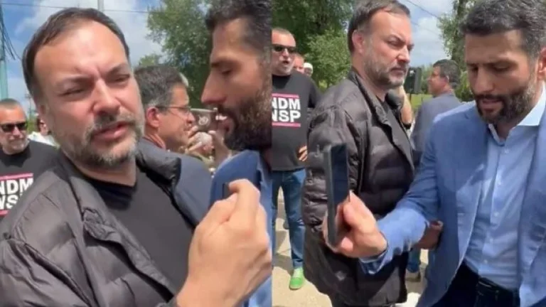 The violent mayor of Belgrade physically attacked a citizen, kidnapped his phone, and thrown it to the ground