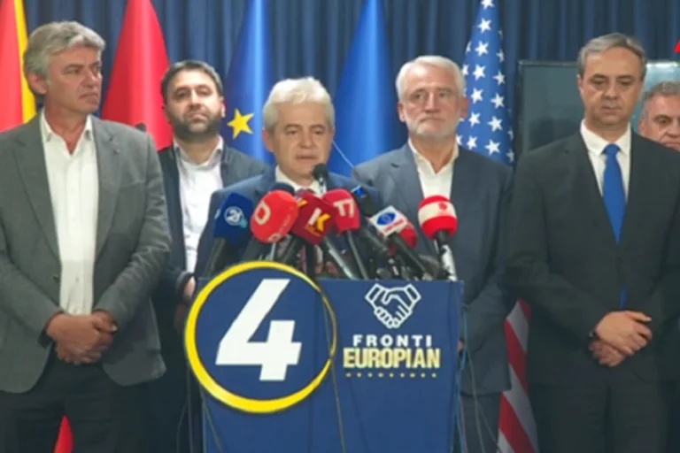 Ali Ahmeti: Die Europäische Front bietet 19 Mandate, VMRO half V LEN