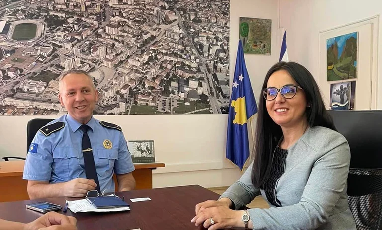 School security, Lushaku-Sadriu meets with KP commander