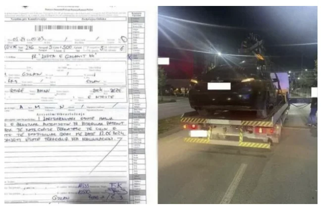 Delayed under car command, fined 500 euros and 5 negative points