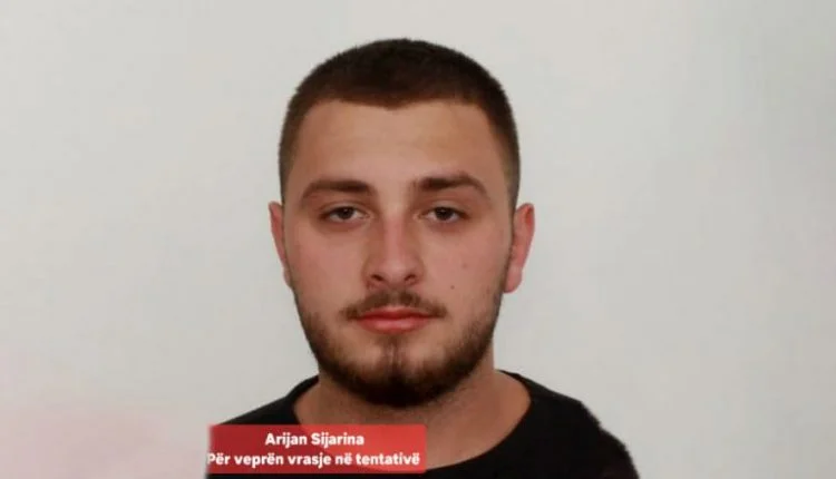 Arijan Sijarina arrested suspect in Pristina for attempted serious murder