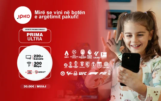Une nouvelle ère de transformation numérique : IPKO présente les paquets P RIMA et IPKO TV application