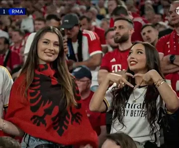 Splendor auf “Allianz Arena”, albanische Schönheit gelehrt wird