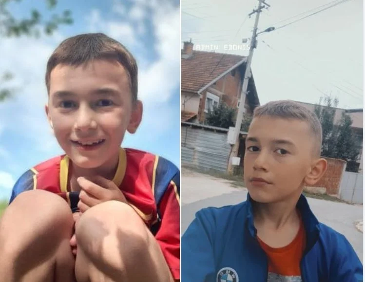 Unterstützung bei der Suche nach 12-jährigen Melos Rexaj vom Eingang