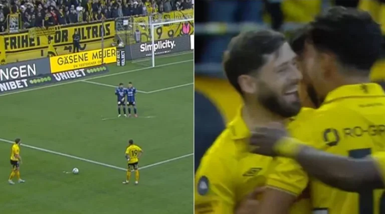 Arber Zenelli segna un gol spettacolare da tiro a buon mercato