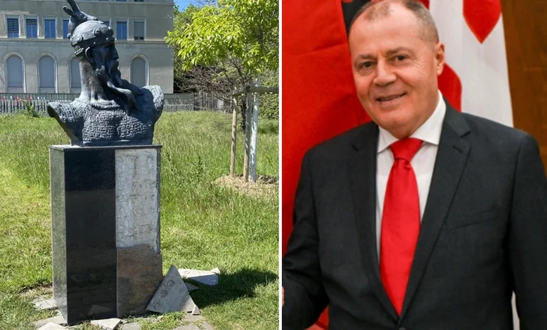 Ambasadori shqiptar në Zvicër, Mustafa Nano reagon për dëmtimin e bustit të heroit tonë kombëtar “Skënderbeu” në Gjenevë