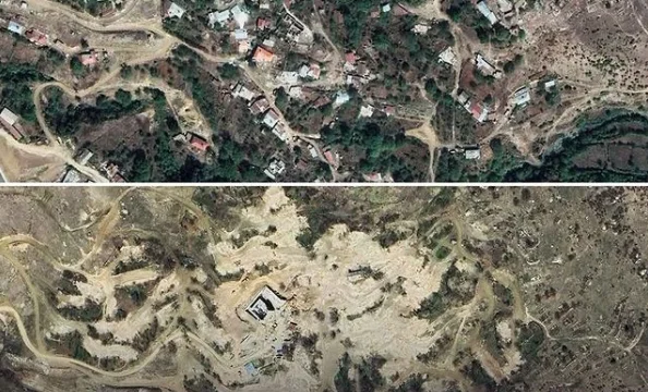 Purge d ' un village entier du Karabakh récupéré d ' Azerbaïdjan