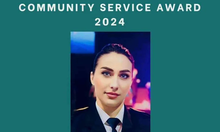 Il Luogotenente della Polizia del Kosovo vince il Premio internazionale per il servizio comunitario