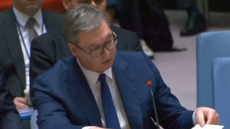 Vuciq complains at the UN's KS: EU inability that Kosovo is not making association