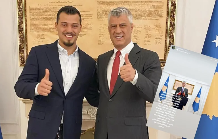 L'anniversaire de Thaci, son fils Andrew avec un voeu palpitant: Persuant que pour notre prochain anniversaire nous apprécierons les nouvelles de votre retour chez nous