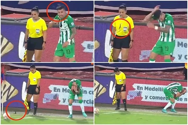 Fußballspieler im kolumbianischen Klassiker von Medwell