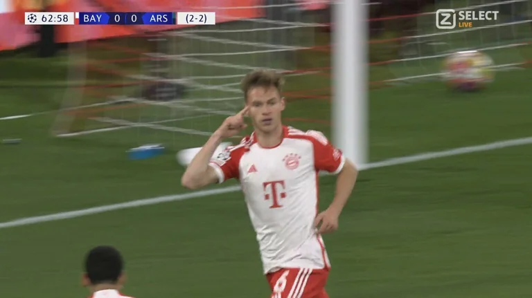 Kimmmmmmitch ught gol loco de Bayerni, arriba el Arsenal