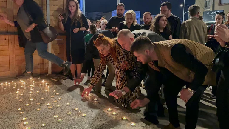 Leuchtkerzen für den 21-Jährigen, der in Ferizaj getötet wurde