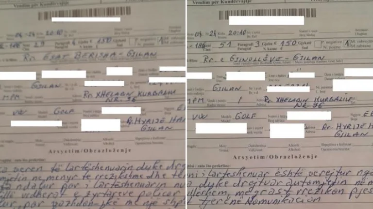 Der Fahrer identifizierte sich als gefährlicher Fahrer, der die Polizei nicht stoppte.