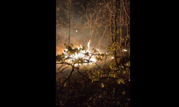 A Mountain of Hyvalia in the Fire