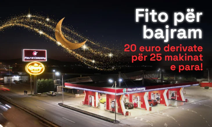 Free winters for the Fiter Bajrami holiday for the first 25 cars to stop at Petrol Company
