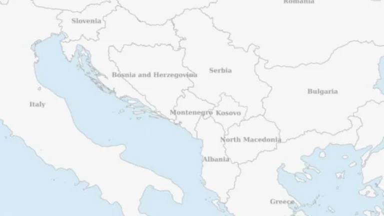 Kosovo part of the European Geological Map, Rizvanolli: With full and uncontained boundaries