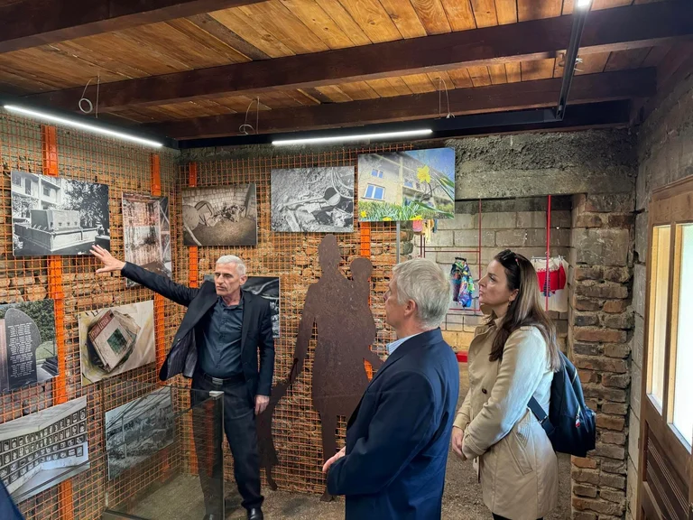 Rohde visits the museum home in Poklek, where Serbs committed one of the worst massacres in Kosovo