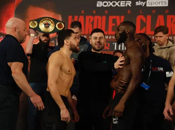Florian Marki en Route zum Ring, in diesem Link können Sie die Masse des albanischen Boxers sehen