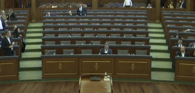 Dy deputetë të VV-së si binden Mimoza Kusarit, qëndrojnë në sallë