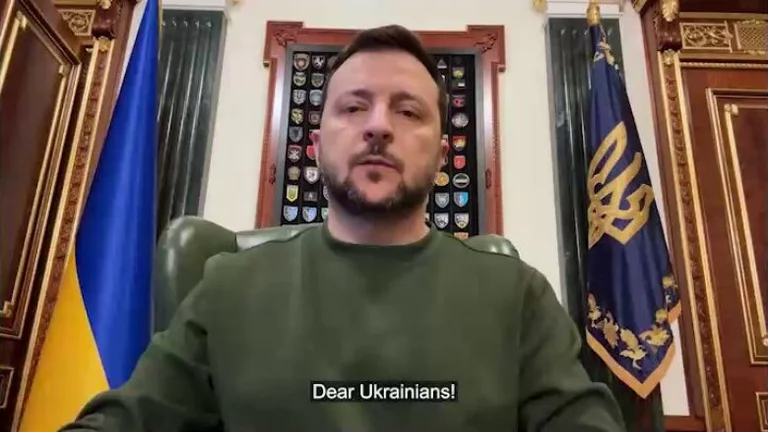 Zelensky: The world must bring down Putin's sick fantasy