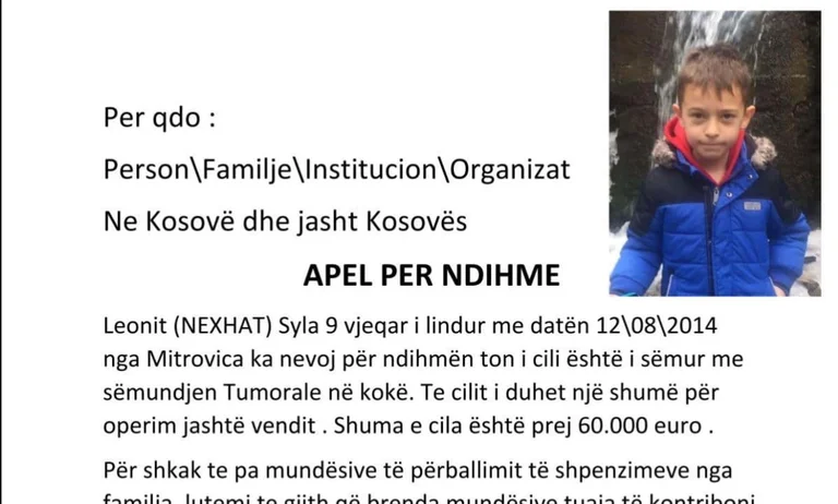 Mitrovica, neuf ans, a cherché à se rétablir