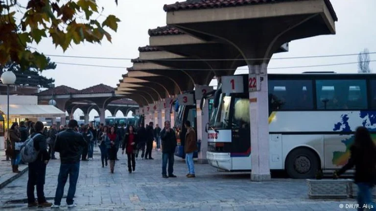 Rattle between drivers at Prizren bus station