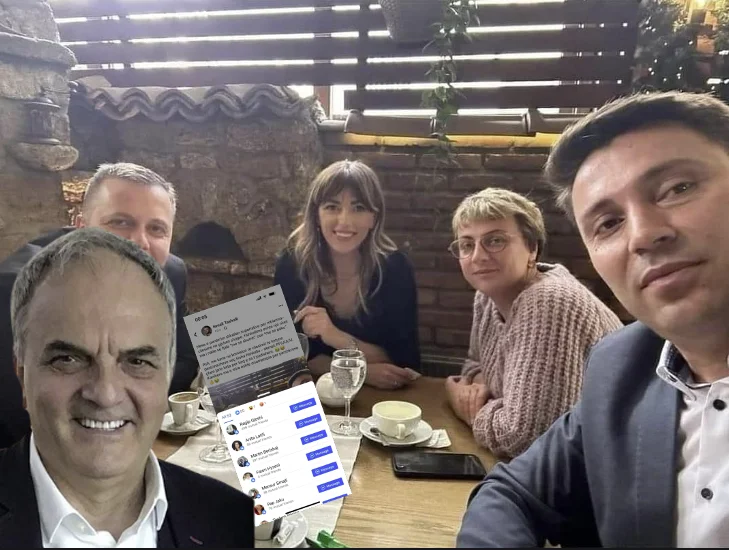 Martin Berishaj mag einen Status stark ironisieren Albulen Haxhiu und Dejona Mihali