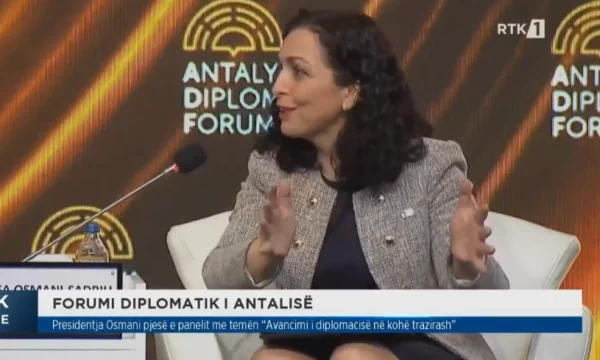 Osmani in Turkey: We also chose peace and diplomacy in the war, the Rambouilles so much but gave way to alliances