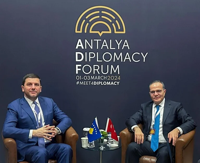 Memli Krasniqi, along with President Osmani, part of Antalya's Diplomatic Forum