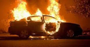 Détails du rapport de police sur la voiture brûlée hier à Leposaviq