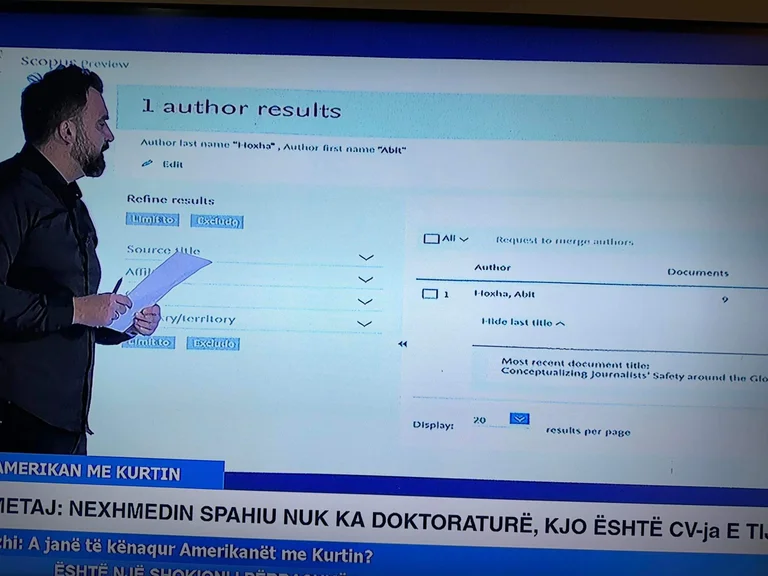 Mehmetaj: Nexmerdin Spahiu hat keine Promotion, AAB-Studenten können ihn für Betrugklagen
