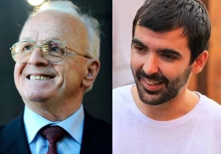 Kurt tut auch dies: “Barazon” Astrit Deharin mit Adem Demachi