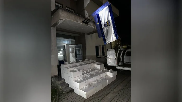 Trafic de cigarettes prétendument produit en Serbie d'une valeur d'environ 60 mille euros
