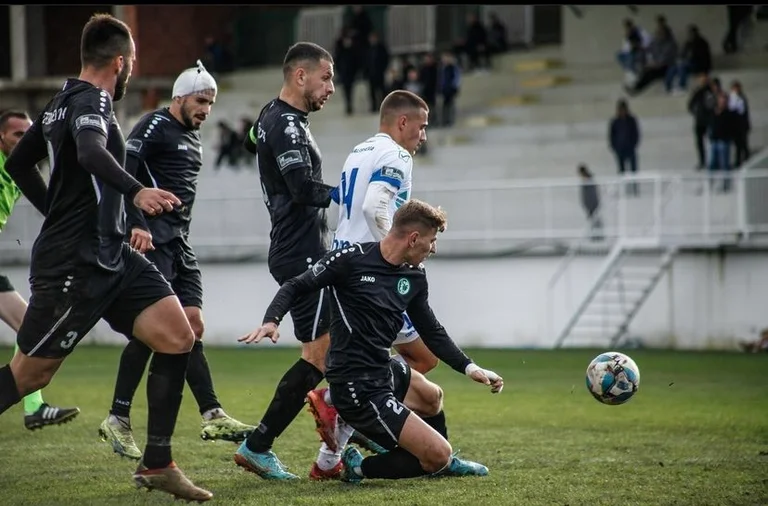 Il Malishevo del '%nokauton' Ferniklin alla fine della partita, l'azione della Giulietta-Veliu-Hazrollaj porta la vittoria