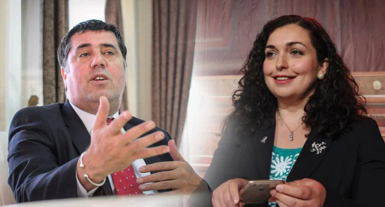 Haziri ruft Präsident Osmani <x0) politische Hotshot”