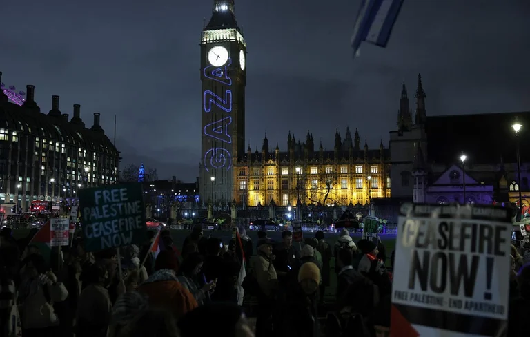 Proteste in London suchen in Gaza
