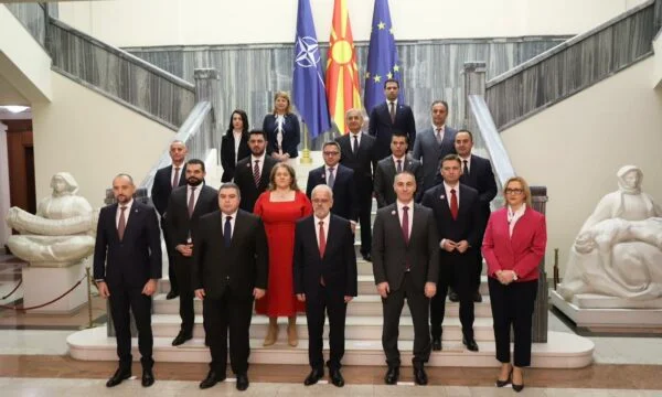 Erste Regierungssitzung in Mazedonien mit Premierminister Talat Xhaferin von morgen