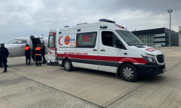 13-year-old sent by special aircraft to Turkey was badly burned by the bomb explosion in Kciq