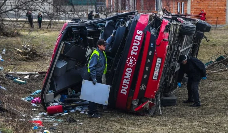 Skopje: 39 ans de prison pour accident de bus en 2019