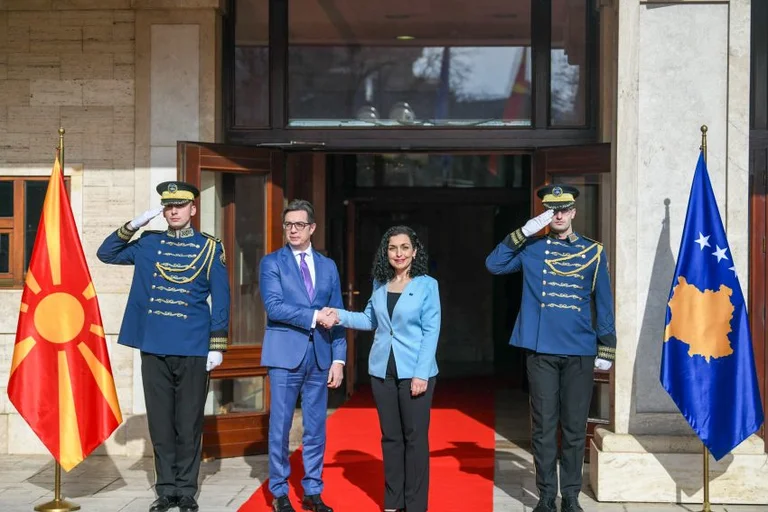 Why did Pendarovski come to a surprise visit to Kosovo?